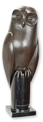 Productafbeelding van BRONZEN BEELD VAN EEN UIL hoogte 44 cm