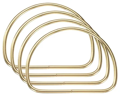 Productafbeelding van Metalen handtasgreep - Vervanging voor handtashengsels - 4 stuks - Goud