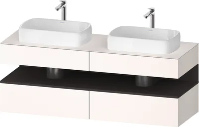 Produktbild von DURAVIT QA4779080840010 QAT KWTU WH Ek. 1600x550x600 Wß Smt