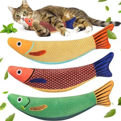 Productafbeelding van 3-Pack Interactief Kattenspeelgoed met Catnip en Tandverzorgingseffect