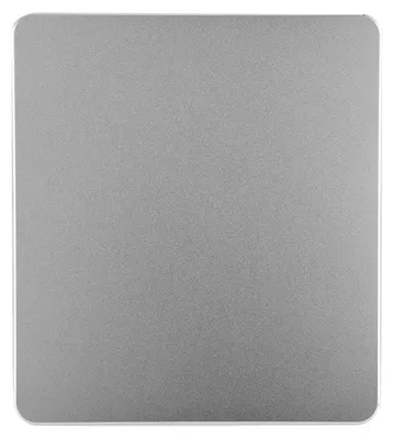 Obrázek produktu pro Podložka pod myš z hliníkové slitiny, protiskluzová, oboustranná, stříbrná, pro počítač a notebook