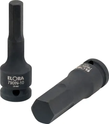 Produktbild von Elora Kraftschraubendreher-Einsatz 1/2", Innen-Sechskant, ELORA-790IN-6mm