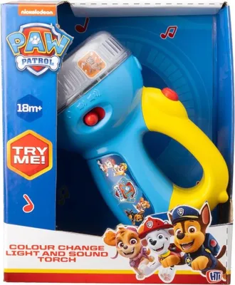 Image de Lampe torche à couleurs changeantes Paw Patrol