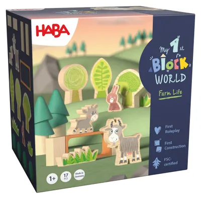 Produktbild von HABA My 1st Block World – Bausteinwelt Wald & Wiese ab 1 Jahr