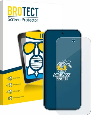 Produktbild von BROTECT Entspiegelungs Schutzglas für Google Pixel 9 (case-friendly) Schutzfolie Panzer Folie Glas Display Schutz matt