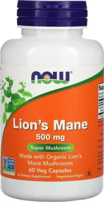 Produktbild von NOW Foods Lion's Mane (60 Kapseln) BI9609