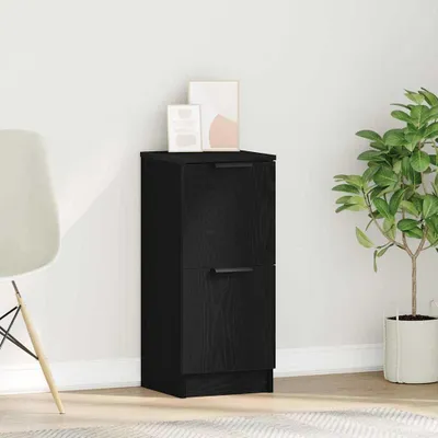 Produktbild von vidaXL Sideboard Schwarz Eichen-Optik 30 x 30 x 70 cm Holzwerkstoff