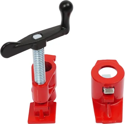 Produktbild von Rohrklemme für Holzverleimung - Spannvorrichtung - Für 1,9 cm Rohr - Robustes Metall - Größe 15,2 cm - Holzbearbeitung