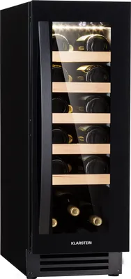 Obrázek produktu pro Klarstein Vinovilla, vinotéka, 1 zóna, skleněné dveře, 5-20 °C, 50 l, 20 lahví