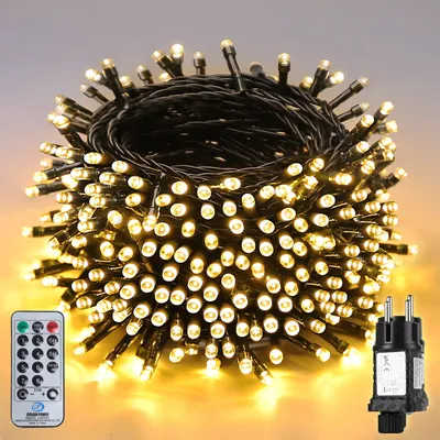 Zdjęcie produktu dla Salcar 40m 640 lampek LED do wnętrz 8 trybów oświetlenia i funkcja pamięci Kurtyna świetlna LED do ogrodu Świąteczna dekoracja ślubna