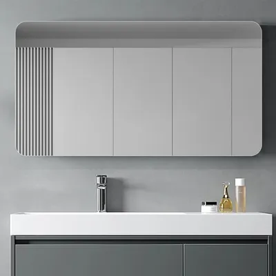 Produktbild von 60 × 100 cm Badezimmerspiegel, Wandspiegel für das Badezimmer
