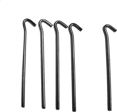Zdjęcie produktu dla Wytrzymałe szpilki do namiotu 5 szt. - śledzie, kołki ocynkowane 30cm