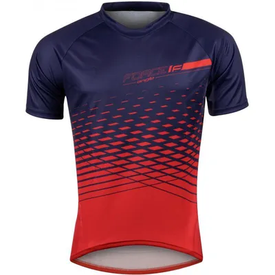 Produktbild von Force Angle MTB-Trikot Herren kurz blau-rot größe XS 9001524-XS