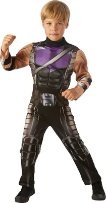 Produktbild von Avengers Assemble Hawkeye Kostüm für Kinder Kindergröße: 104