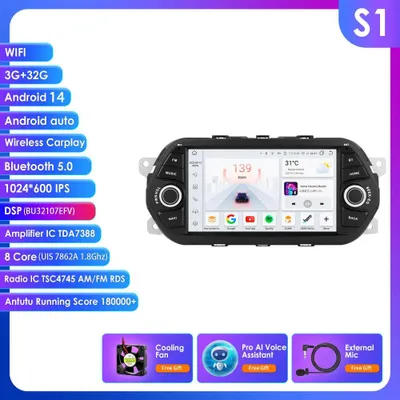 Produktbild von Autonavisystem – Android-Autoradio – Multimedia-Player – 2DIN-Autoradio – Touchscreen – 7-Zoll-HD-Display