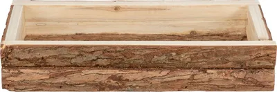 Produktbild von Trixie Futtertablett, Rindenholz, 450 ml/27 × 5 × 13 cm