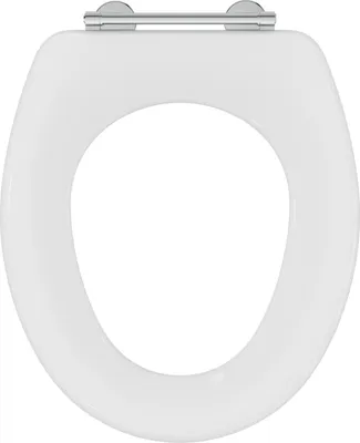 Produktbild von Ideal Standard IDS WC-Sitzring CONTOUR 21 m Stangenscharnier aus Edelstahl weiß
