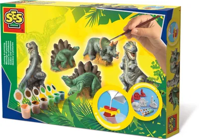 Produktbild von gipsabdruck und Malerei Dinosaurier