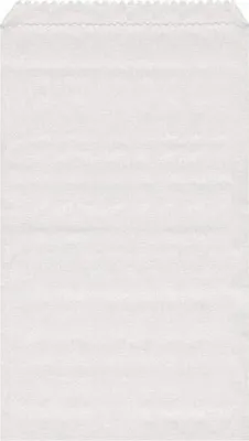 Produktbild von 2000x Papierflachbeutel weiß 13 x 19 cm