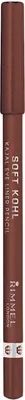 Obrázek produktu pro Rimmel Soft Khol Kajal, Kohl, Tužka, Hnědá, Sable Brown, 1,2 g, 12 h