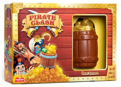 Produktbild von magicbox Pirate Clash Kartenspiel Familienspiel Piraten-Thema 2–6 Spieler ab 8