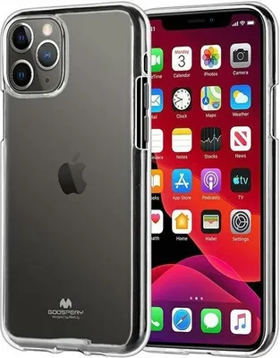 Produktbild von Mercury Jelly Clear iPhone 12/12 Pro 6,1" transparent/transparente Schutzhülle