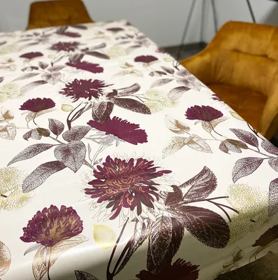 Produktbild von PVC Tischdecke Aster Wachstuch - Breite & Länge wählbar - abwaschbare Tischdecke , Größe:120 x 160 cm