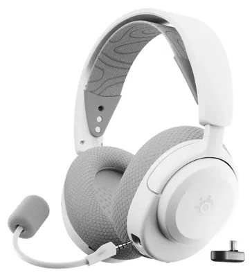 Zdjęcie produktu dla Steelseries Arctis Nova 3P, Bezprzewodowy, 20 - 22000 Hz, Gaming, 260 g, Zestaw słuchawkowy, Biały