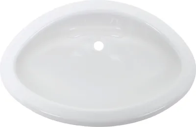 Produktbild von Comet 8703.06.00 Kunststoff Einlegemulde weiß oval 510 x 350 mm Waschbecken
