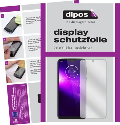 Produktbild von 4x Schutzfolie für Motorola One Macro klar Displayschutzfolie Folie Display Schutz dipos