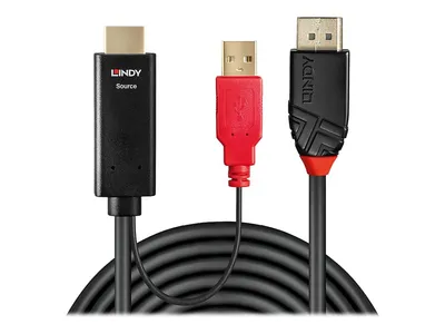Produktbild von LINDY HDMI an DisplayPort Adapterkabel 5m