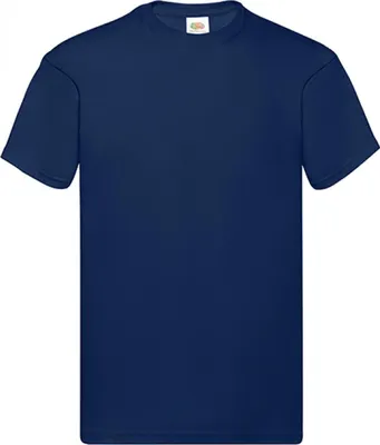 Immagine prodotto di Maglietta da uomo Fruit of the Loom 61-082-0 | Original - Colore: Navy - Taglia: L