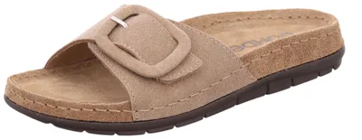 Produktbild von Rohde Damen Pantolette mit großer Schnalle und Memory-Fußbett Rodigo-D 5898, Größe:41 EU, Farbe:Beige