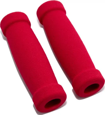 Produktbild von V BIKE Lenkergriffe Schaumstoff Griff Satz Singlespeed rot kompatibel mit Fahrräder