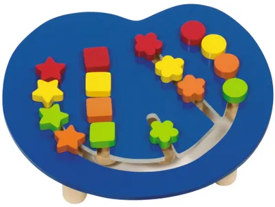 Produktbild von Goki Colour assorting board, 4 Jahr(e), Holz, Mehrfarbig