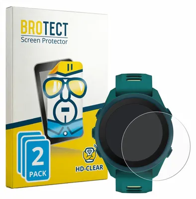 Produktbild von 2x Für Garmin Forerunner 170 Music Schutzfolie BROTECT Displayschutz Display Schutz Folie Klar Transparent