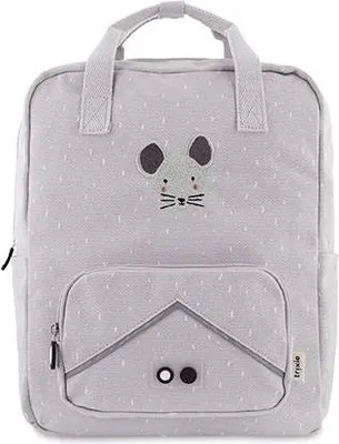 Immagine prodotto di Zaino grande Trixie - zaino scuola Mrs Mouse - idrorepellente - zaino per bambini - viola