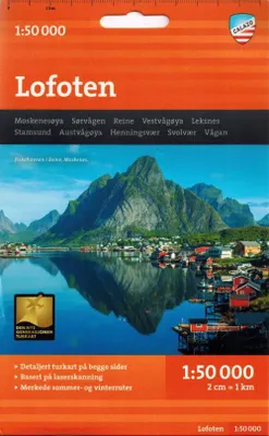 Immagine prodotto di Carta escursionistica delle Lofoten - (Turkart)