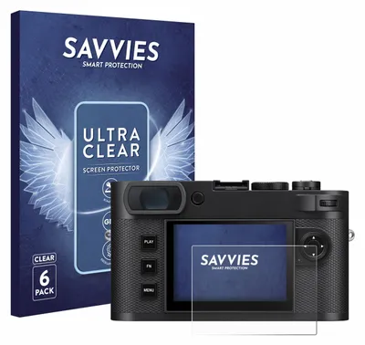 Produktbild von 6x Für Leica M EV1 Schutzfolie Savvies Displayschutz Display Schutz Folie Klar Transparent