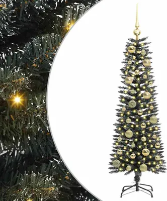 Immagine prodotto di vidaXL Albero di Natale artificiale con 150 LED con supporto verde 120 cm