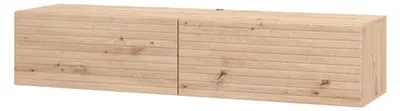Produktbild von Cedrasco - TV-Möbel, 154x42x32h cm Braun Eiche mit Knoten, 1 Ablage