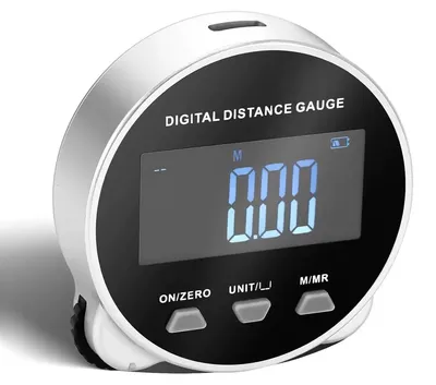 Produktbild von Digitales Messrad USB wiederaufladbar – 199m Präzisionsmessung LCD | Smart Distance Measurer für alle Flächen