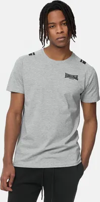 Zdjęcie produktu dla T-shirt męski regular fit CULRAIN Marl Grey/Black L Lonsdale
