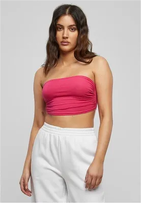 Imagen del producto de Top sin mangas Urban Classics para mujer, pack de 3 unidades, color fucsia, talla XS