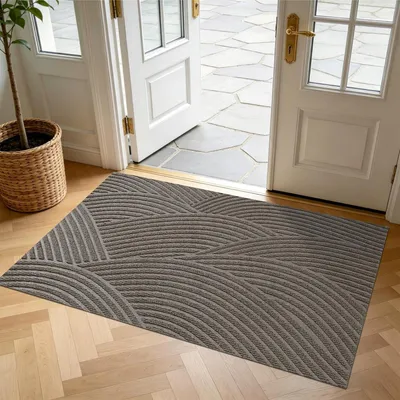 Obrázok produktu pre Podlahová rohož do interiéru, 80x120 cm, protišmyková, na zachytávanie nečistôt, béžová