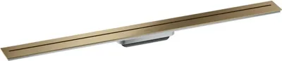 Produktbild von hansgrohe Duschrinne Drain 1000mm, FM-Set, z Wandmont., brush. bron