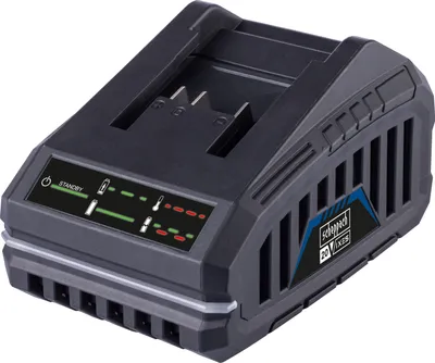 Immagine prodotto di Caricabatterie Scheppach SBC2.4A | 2,4 A per batterie agli ioni di litio | 230 - 240 V | 65 W | adatto alla serie Scheppach IXES 20 volt