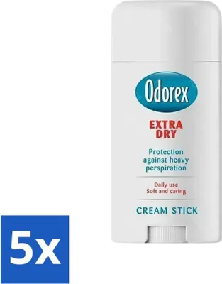 Zdjęcie produktu dla Odorex Extra Dry Stick 40 ml - Value pack - 5 sztuk