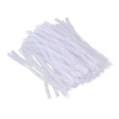 Zdjęcie produktu dla Spiralne cewki do bindowania, plastikowe spiralne cewki do bindowania, spiralne cewki do bindowania 9,5 mm, spiralne cewki do bindowania 3/8 cala, spiralne cewki do bindowania o pojemności 75 arkuszy, spirale do bindowania