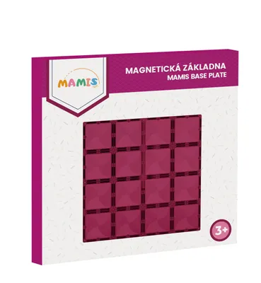 Obrázek produktu pro MAMIS Základna pro magnetické stavebnice - růžová